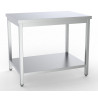 Stainless Steel Table with Shelf - L 1200 x D 600 mm