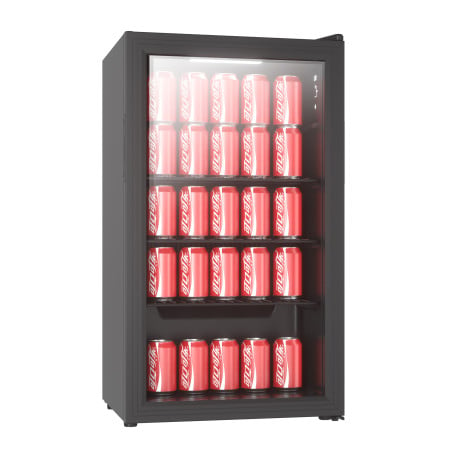 Mini Refrigerated Cabinet with Glass Door - 80 L