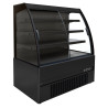 Gekühlte Wandvitrine mit gewölbter Front und Schiebetüren Noah - 1,31 m² - CombiSteel