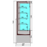 Vitrine Koeling Muur Jamie - 1,85 m² - CombiSteel