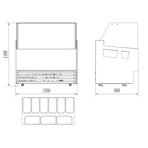 Vitrine voor IJs Phuket - Combisteel - Kwaliteit en Prestaties