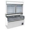 Vitrine Murale et Bahut Blanc Combisteel - 948 L | Réfrigération Performante