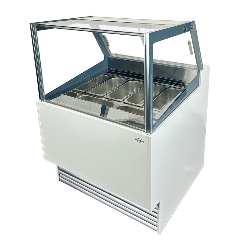 Komodo Ice Cream Display Case - 6 x 5 L - CombiSteel Komodo Ice Cream Display Case - 6 x 5 L - CombiSteel