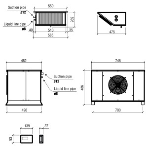 Negative Cooling Unit for Cold Room - CombiSteel, Optimal Conservation & Energy Performance