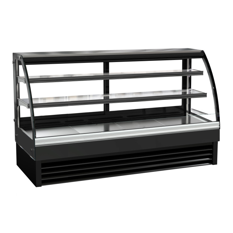 Positieve Koelvitrine Gebogen - 400 L - CombiSteel Positieve Koelvitrine Gebogen - 400 L - CombiSteel