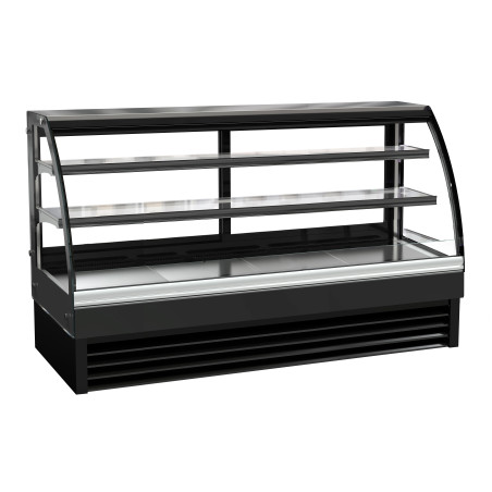 Positieve Koelvitrine Gebogen - 400 L - CombiSteel