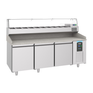 Pizza Meubel 3 Deuren - CombiSteel | Koel 615L