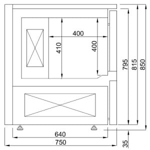 Optimisez le refroidissement avec la Cellule de Refroidissement - 5 GN 1/1 Combisteel