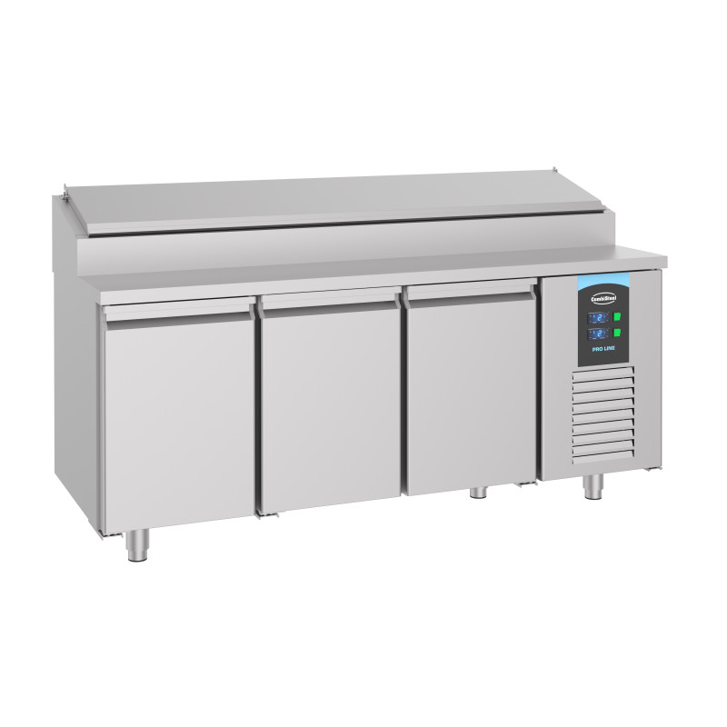 Refrigerated Saladette 3 Doors 10 GN 1/3 Stainless Steel CombiSteel - Enjoy -30%!