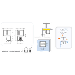 Plafond Positieve Koelunit voor Koelcel - 8,2 tot 14,1 m³ - CombiSteel
