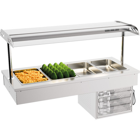 Drop-In Refrigerated Tank 4 GN 1/1 Combisteel - Ideal for catering professionals