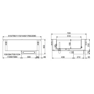 Automatische Bain-Marie Drop-In CombiSteel 4/1 - Leistung und Zuverlässigkeit