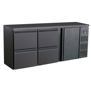 Rückkühlschrank mit 1 Tür und 4 Schubladen - 537 L - CombiSteel