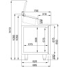 Saladette Réfrigérée 2 Portes - 7 GN 1/3 Inox et Performante