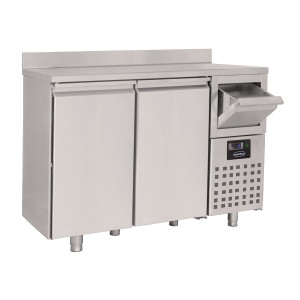 Positive Kühltisch GN 1/1 mit 2 Türen und 1 Kaffeeschublade - CombiSteel