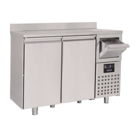 Positive Kühltisch GN 1/1 mit 2 Türen und 1 Kaffeeschublade - CombiSteel