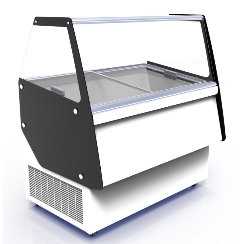 Vitrine für Eis Cuba - 13 x 5 L - CombiSteel Vitrine für Eis Cuba - 13 x 5 L - CombiSteel