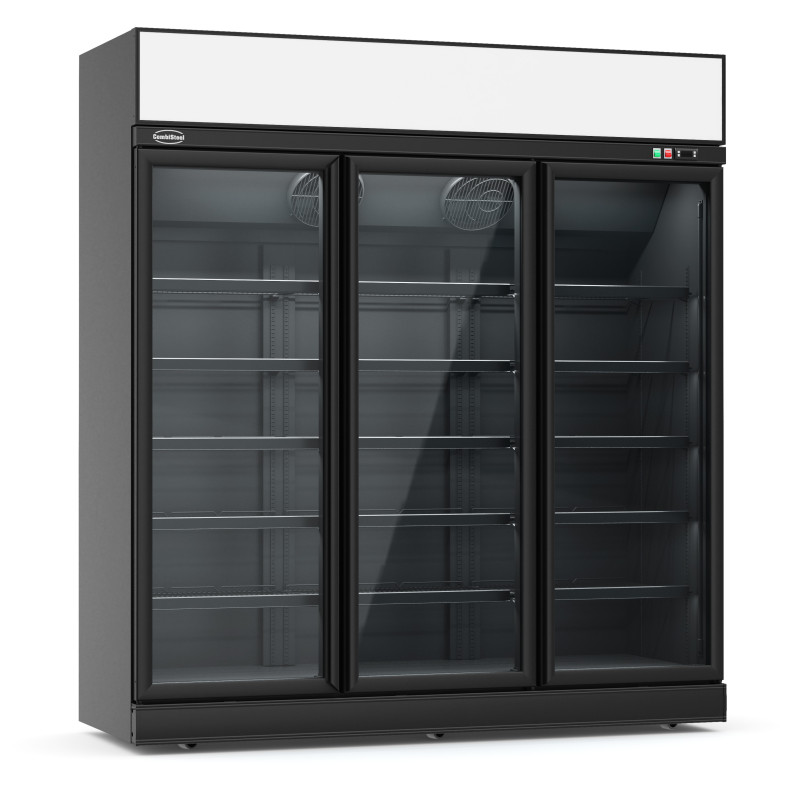 Positieve Koelvitrine met 3 Glazen Deuren - 1530 L - CombiSteel Positieve Koelvitrine met 3 Glazen Deuren - 1530 L - CombiSteel