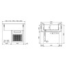 Drop-In Refrigerated Tank - L 1115 x D 720 mm - CombiSteel