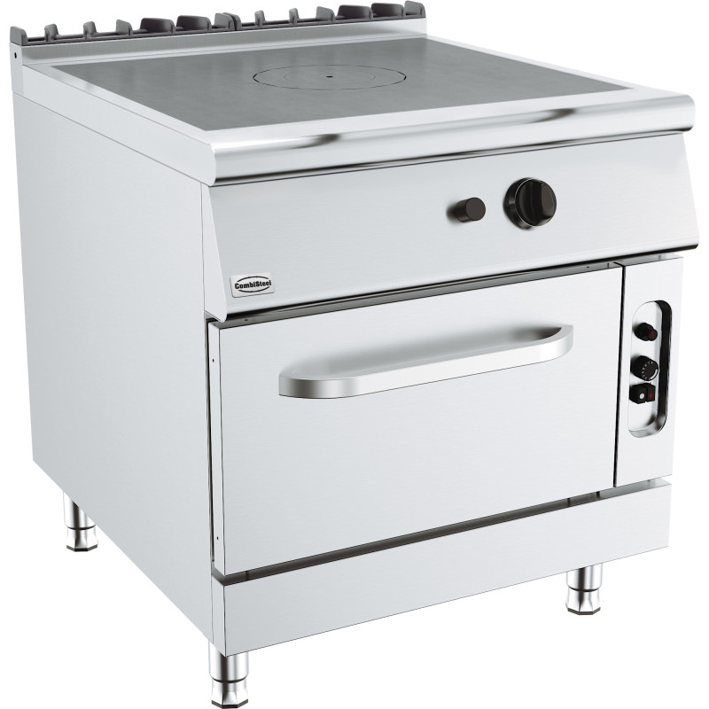 Fornuis met Kookplaat Coup de Feu met Gasoven - Basis 900 - 11000 W - CombiSteel Fornuis met Kookplaat Coup de Feu met Gasoven - Basis 900 - 11000 W - CombiSteel