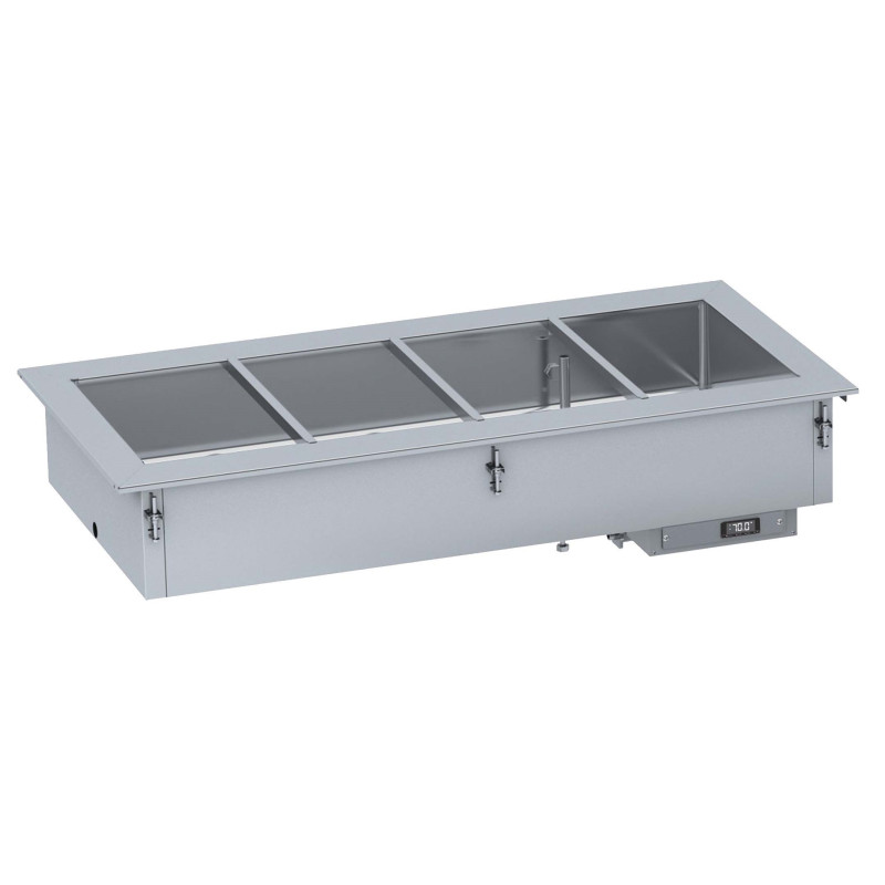 Bain-Marie Drop-In CombiSteel 3/1 | Remplissage d'Eau Manuel