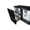 Refrigerated Back Bar 537L - 2 Doors and 2 Drawers CombiSteel