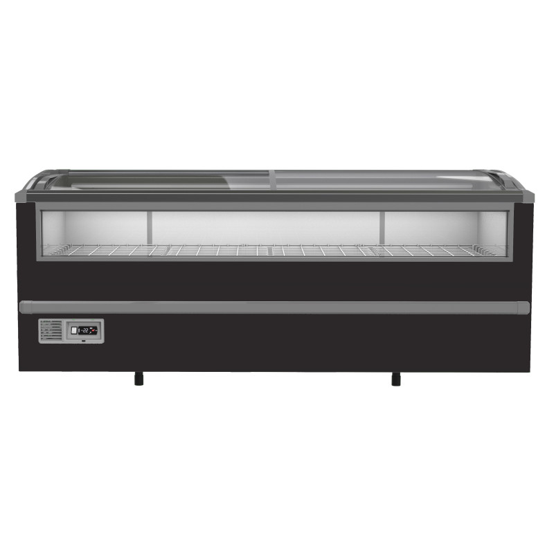 Vriezer Kist Supermarkt 1005 L CombiSteel Zwart