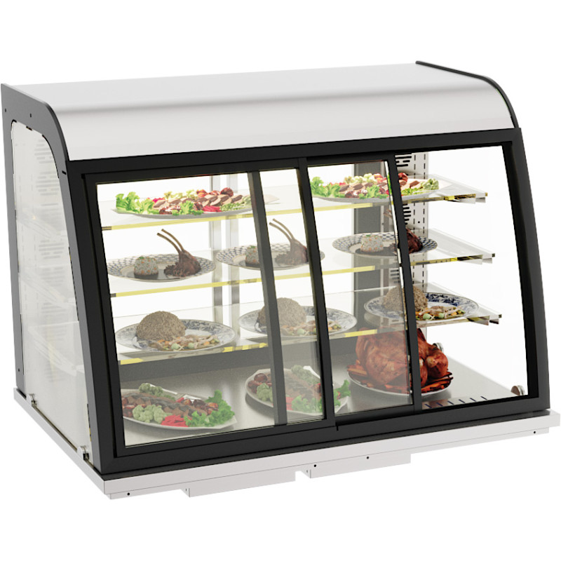 Vitrine Verwarmd Drop-In met Schuifdeuren - 140 L - CombiSteel Vitrine Verwarmd Drop-In met Schuifdeuren - 140 L - CombiSteel