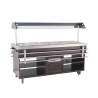 Buffet Warm CombiSteel - Roestvrij Staal GN 1/1 & LED Verlichting