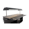 Buffet Warm CombiSteel - Roestvrij Staal GN 1/1 & LED Verlichting