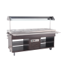 Buffet Chaud CombiSteel - Acier Inoxydable GN 1/1 & Éclairage LED