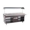 Buffet Warm CombiSteel - Edelstahl GN 1/1 & LED-Beleuchtung