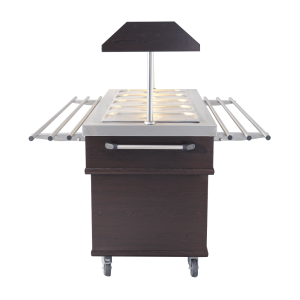 Buffet Warm CombiSteel - Roestvrij Staal GN 1/1 & LED Verlichting