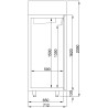 Positive Refrigerated Stainless Steel Cabinet with 1 Door - 550 L - CombiSteel