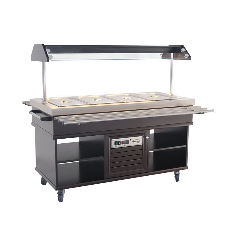 Buffet Réfrigéré 4 GN 1/1 - CombiSteel : Performance professionnelle et design élégant