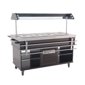 Buffet Réfrigéré 4 GN 1/1 - CombiSteel : Performance professionnelle et design élégant