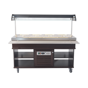 Koelbuffet 4 GN 1/1 - CombiSteel: Professionele prestaties en elegant design