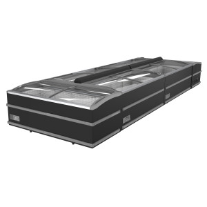 Zwarte Kistvriezer voor Supermarkt - 864 L - CombiSteel