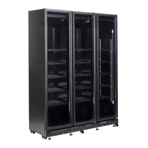 Positieve Koelvitrine met 3 Glazen Deuren - 1200 L - CombiSteel