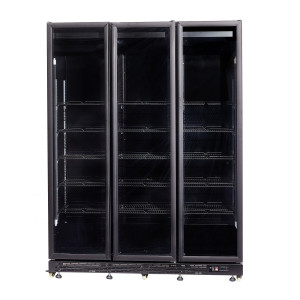 Professioneller Kühlschrank mit 3 Glastüren - CombiSteel 1200L