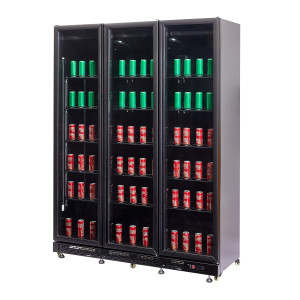 Positieve Koelvitrine met 3 Glazen Deuren - 1200 L - CombiSteel