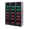 Positieve Koelvitrine met 3 Glazen Deuren - 1200 L - CombiSteel