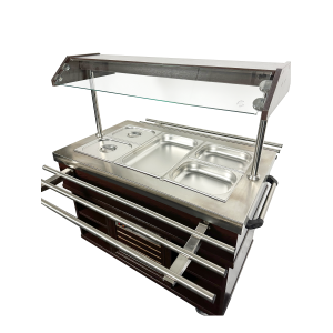 Buffet Gekoeld 3 GN 1/1 CombiSteel Prestatie en Elegant