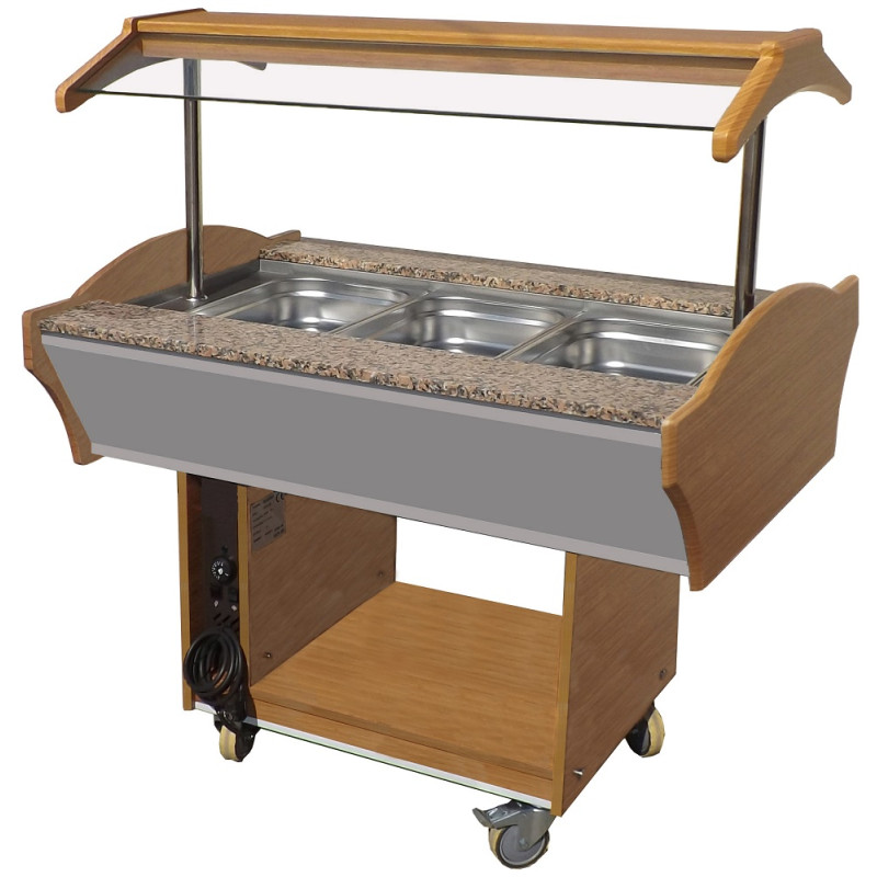 Warm Buffet - 3 GN 1/1 - CombiSteel Warm Buffet - 3 GN 1/1 - CombiSteel