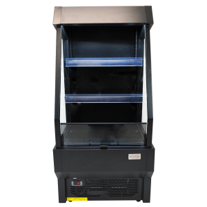 Positive Refrigerated Display Case Combisteel - 165L in Black | Professional Refrigerator