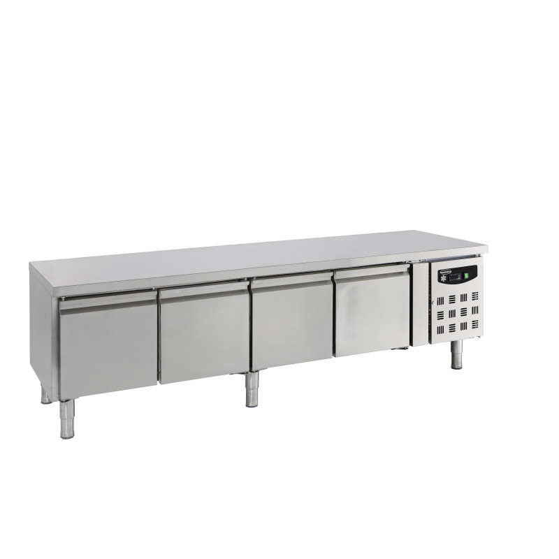 Positieve Koelwerkbank GN 1/1 met 4 Deuren - CombiSteel Positieve Koelwerkbank GN 1/1 met 4 Deuren - CombiSteel