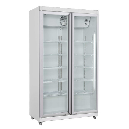 Kühlschrank mit positiver Kühlung - 2 Glastüren - 785 L CombiSteel - Praktische Lagerung