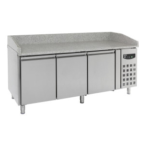 Gekoelde Pizzameubel met 3 Deuren - 580 L - CombiSteel