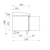 Gekoelde Pizzameubel met 3 Deuren - 580 L - CombiSteel