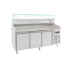 Gekoelde Pizzameubel met 3 Deuren - 580 L - CombiSteel